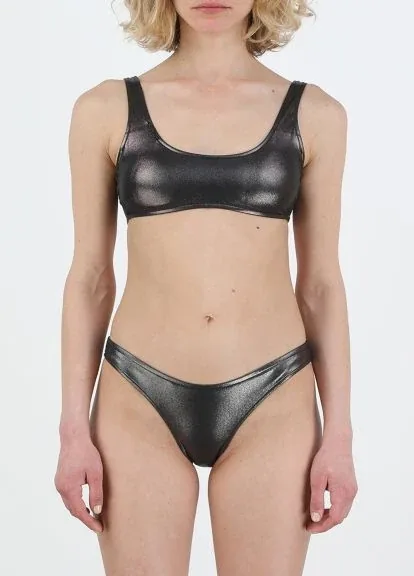 Топ сріблястого кольору.Спортивний верх купальника (S) Calvin Klein (3