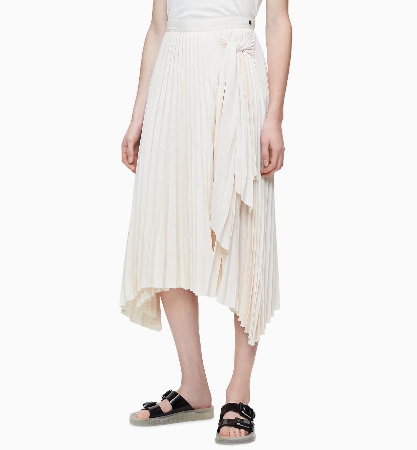 Женская плиссированная юбка макси от Сalvin Klein