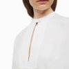 Женская белая блузка с каплевидным вырезом Сalvin Klein