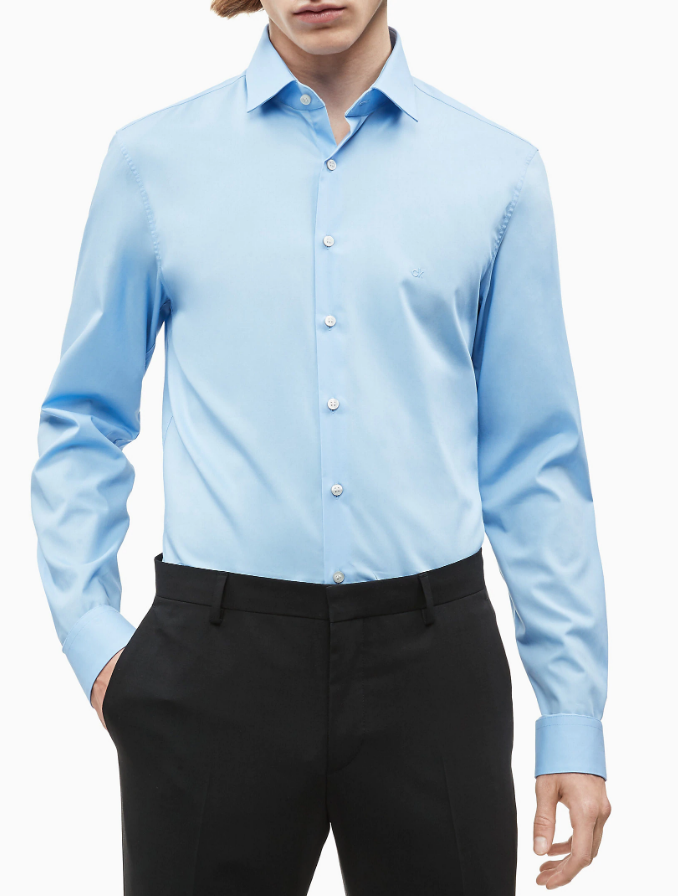 Мужская облегающая рубашка от Сalvin Klein