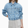 Женская укороченная джинсовая куртка Сalvin Klein