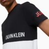 Мужская облегающая футболка с цветными блоками от Сalvin Klein